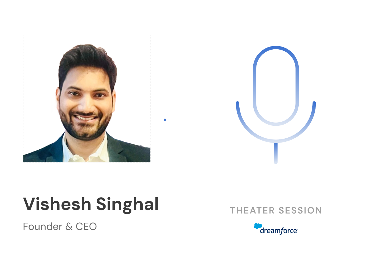 Vishesh Singhal, who presents the CloudFiles theatre session at Dreamforce 2026.