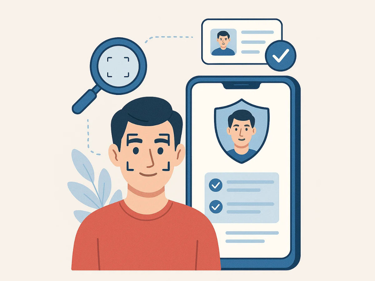 Client identity verification and onboarding screenshot