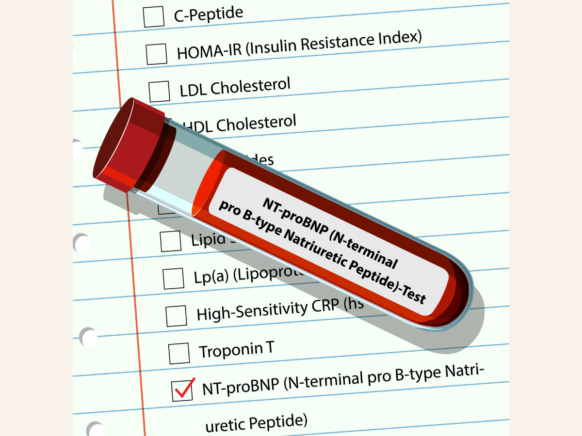 Lab test report screenshot