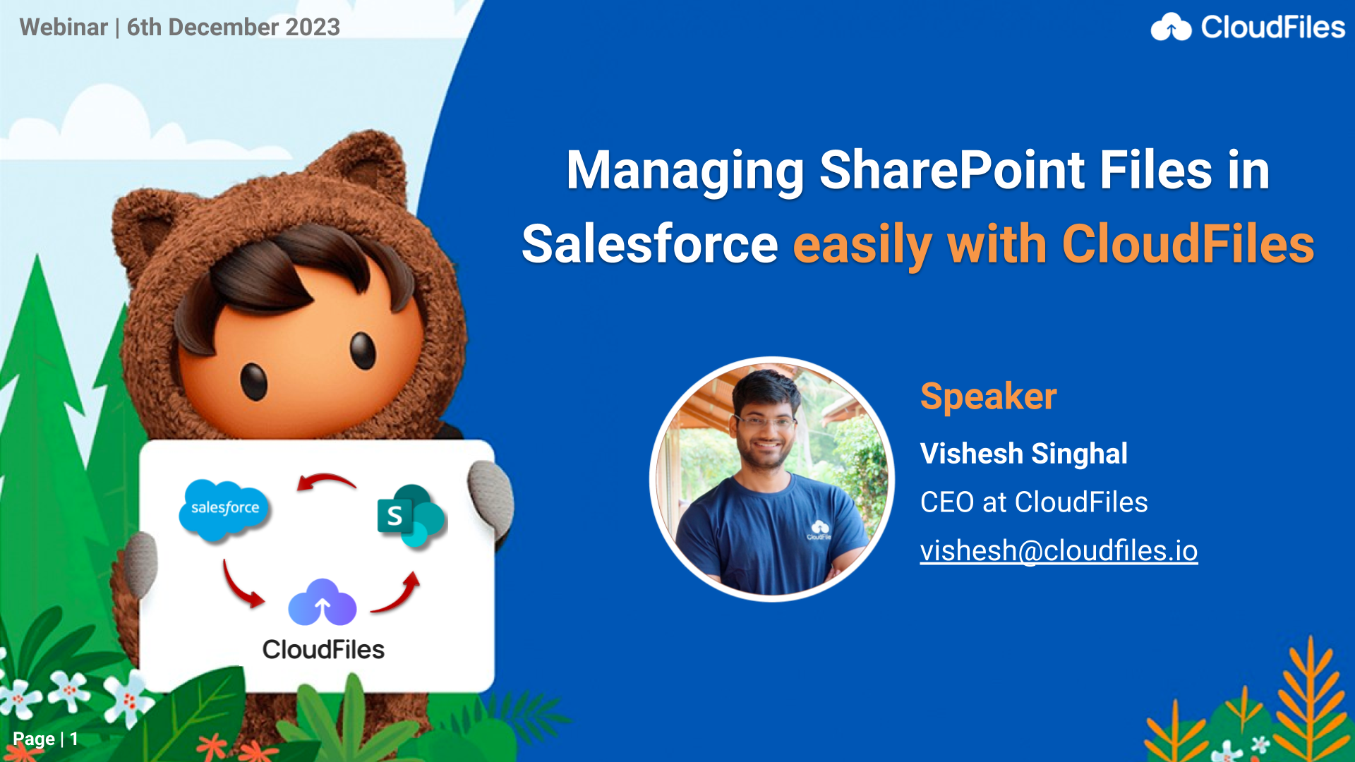 Post webinar synopsis: Managing SharePoint files in Salesforce easily with CloudFiles